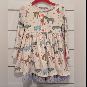 Smocked Sweets Boutique “Party Animal” Knit Dress